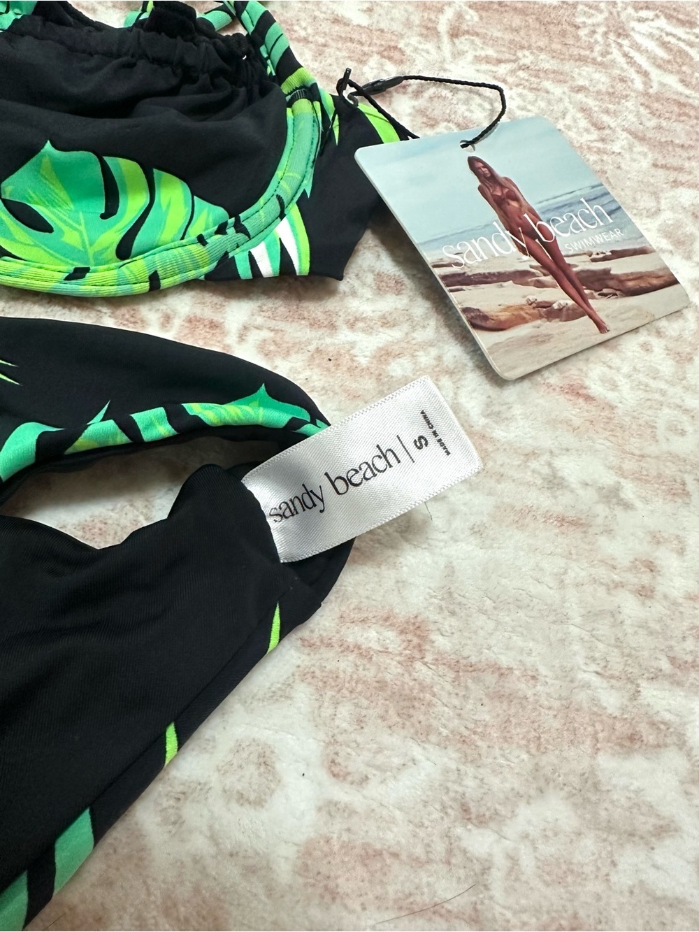 NWT 🌴SET Tropical Print Underwire Bikini - Picture 8 of 13